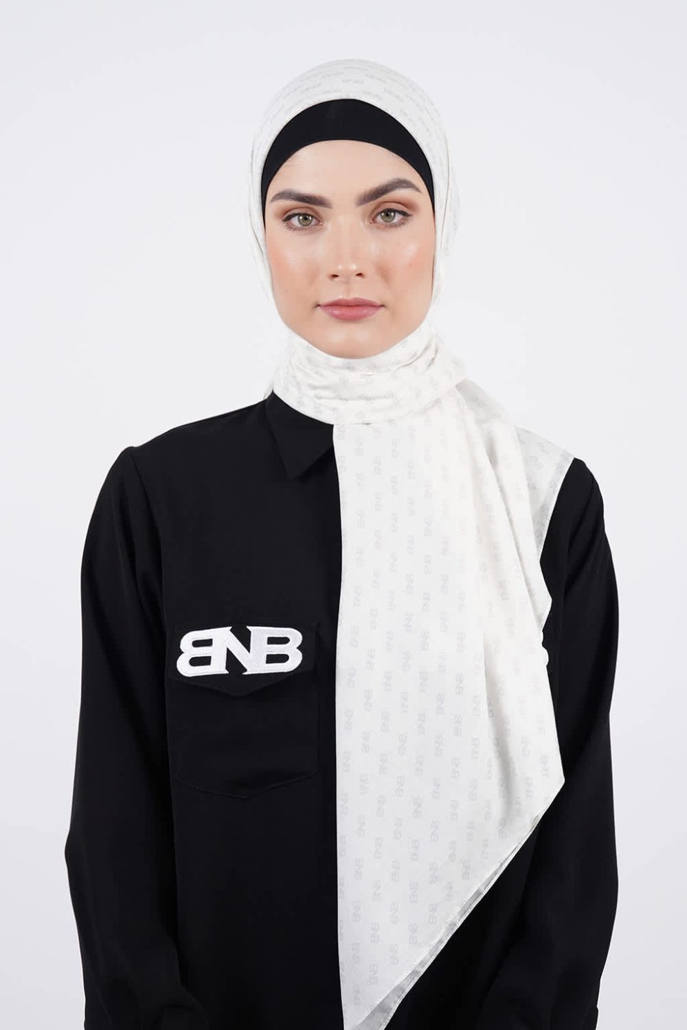 BNB DIXON SCARF - BROKEN WHITE