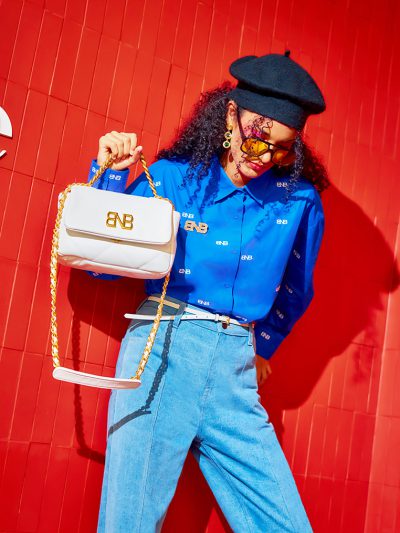 BNB WICHITA TOP - ELECTRIC BLUE