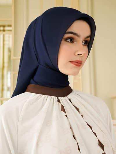 BNB PLAIN SCARF - NAVY