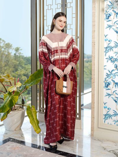 BNB WILMORE DRESS - MAROON