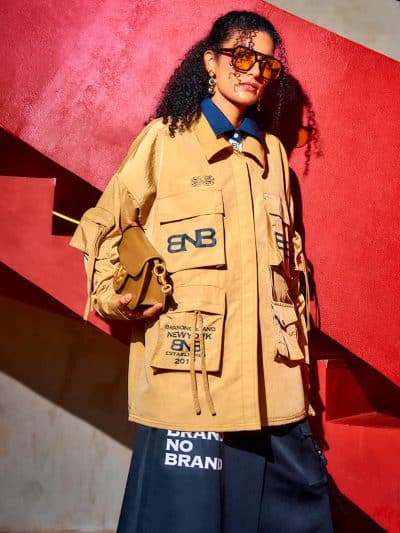 BNB BRENTWOOD TOP - KHAKI