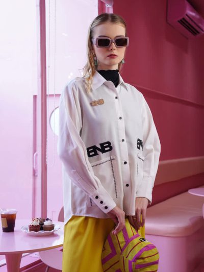 BNB CHAMBERS TOP - BROKEN WHITE