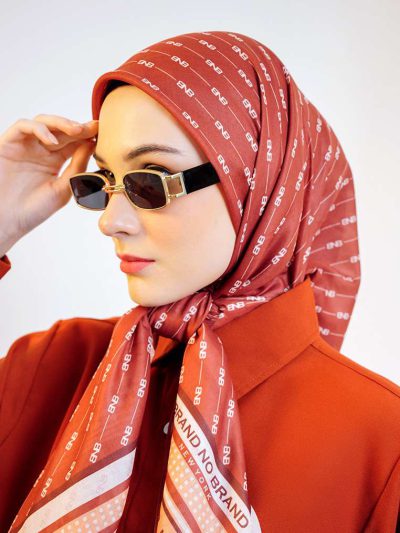 BNB ELWOOD SCARF - TERRACOTTA