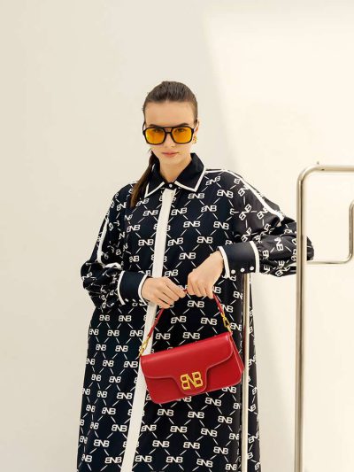 BNB ETTERVILLE DRESS - DARK NAVY