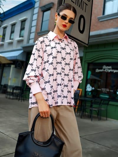 BNB ETTERVILLE TOP - SOFT PINK