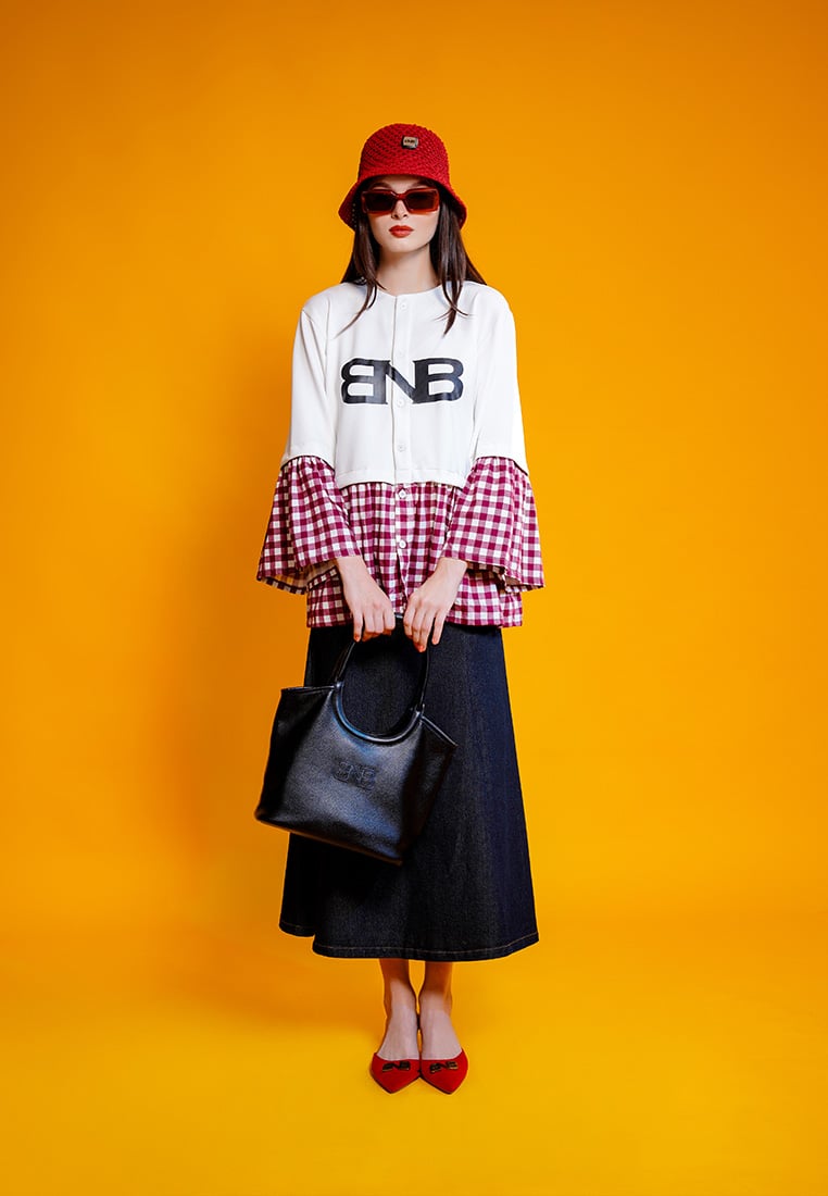 BNB WINTHROP TOP - BROKEN WHITE - Image 3