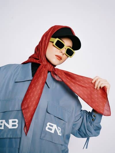 BNB DIXON SCARF 2.0 - RED CHERRY