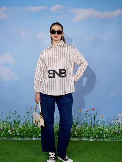 BNB PINETTA TOP - BROWN