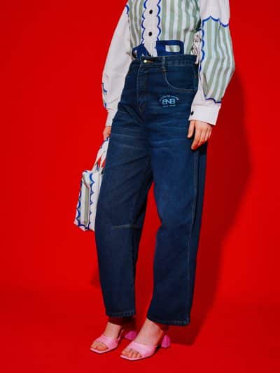 BNB CARNEIGE PANTS - DARK BLUE