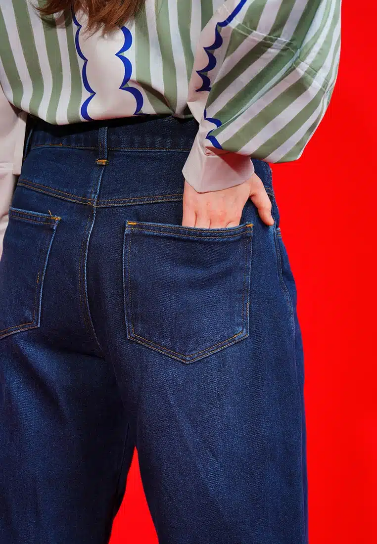 BNB CARNEIGE PANTS - DARK BLUE - Image 4