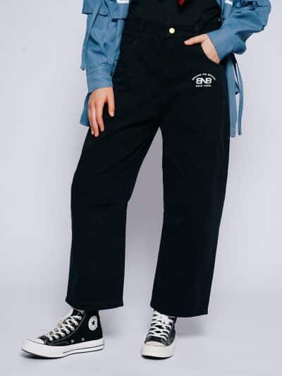 BNB CARNEIGE PANTS - BLACK