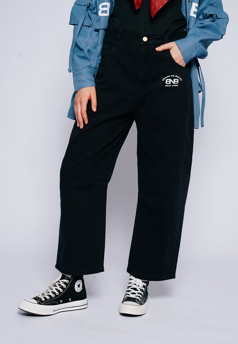 BNB CARNEIGE PANTS - BLACK