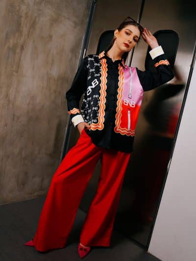 BNB HAZLETT TOP - BLACK