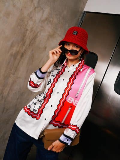 BNB HAZLETT TOP - BROKEN WHITE