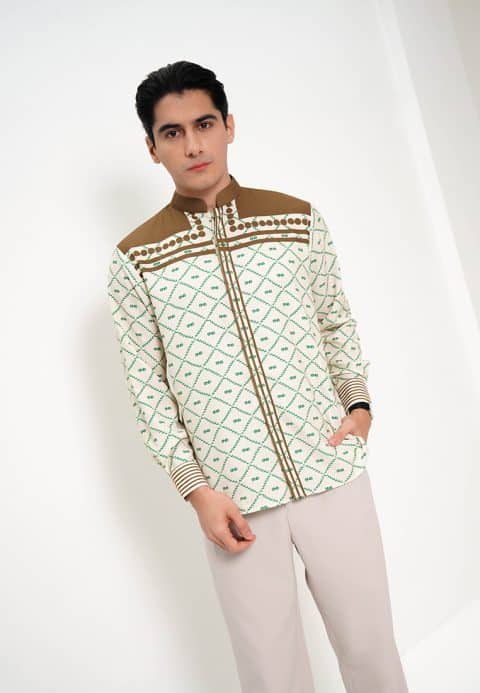 BNB MIDDLETON MAN SHIRT - CREAM-IVORY