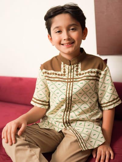 BNB MIDDLETON BOY SHIRT - CREAM-IVORY