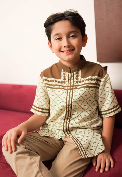 BNB MIDDLETON BOY SHIRT - CREAM-IVORY