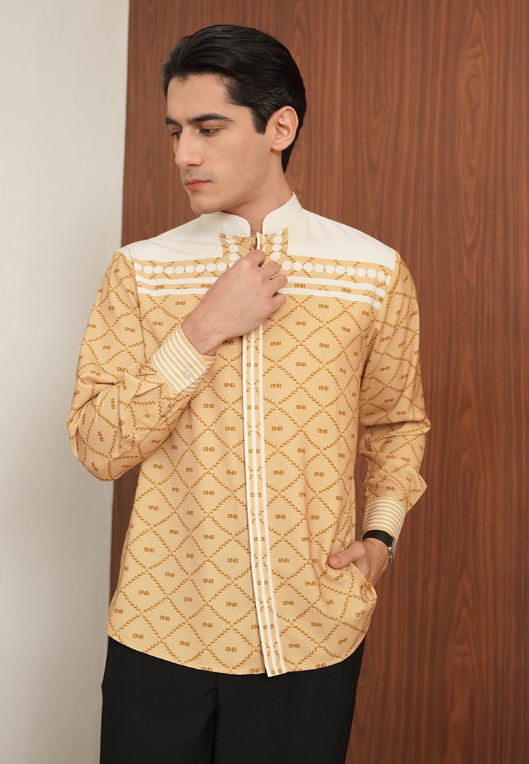 BNB MIDDLETON MAN SHIRT - MOCCA - Image 3