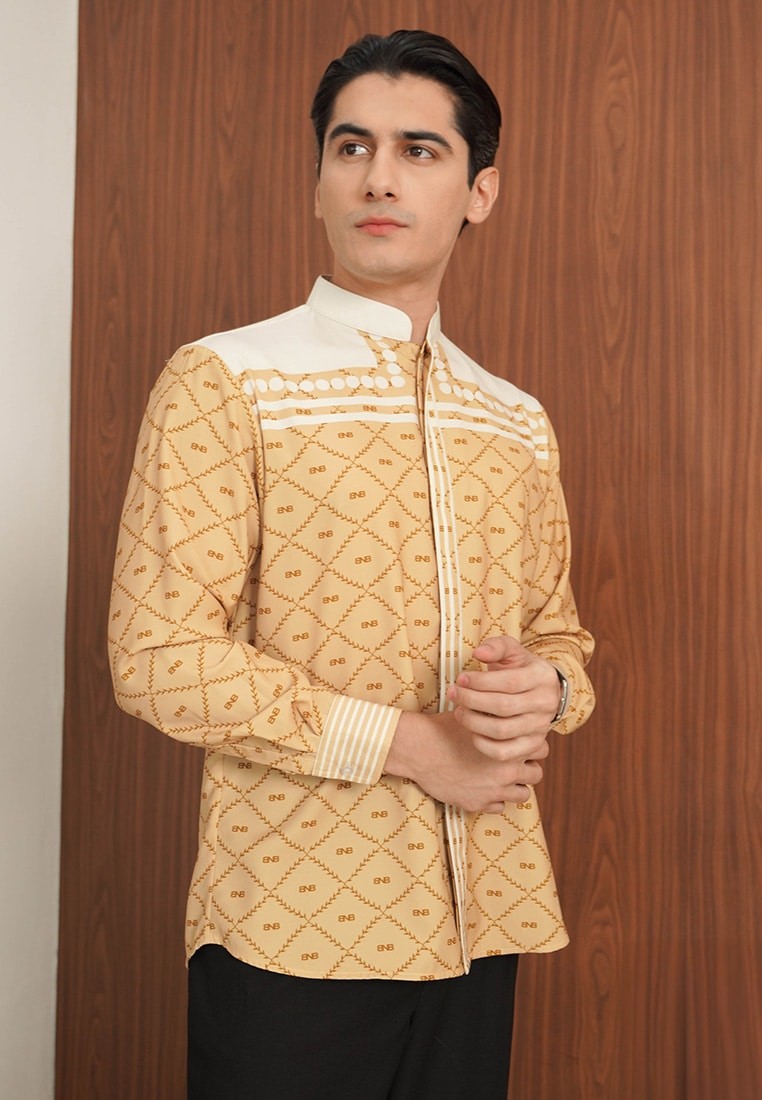 BNB MIDDLETON MAN SHIRT - MOCCA - Image 4