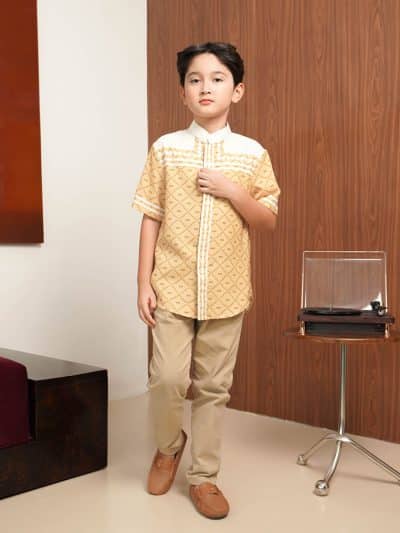 BNB MIDDLETON BOY SHIRT - BUTTER YELLOW