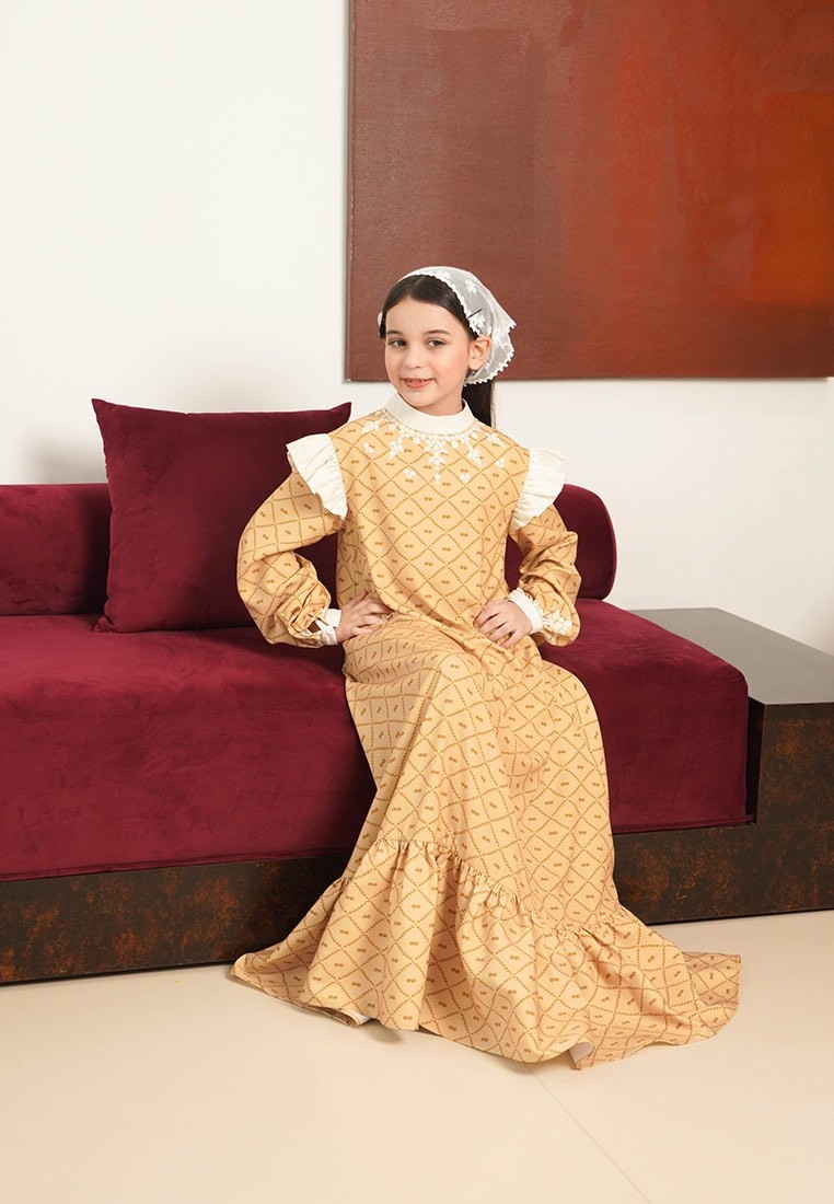 BNB MIDDLETON GIRL DRESS - MOCCA - Image 3