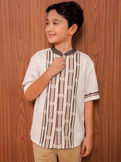 BNB CALVERTON BOY SHIRT - IVORY