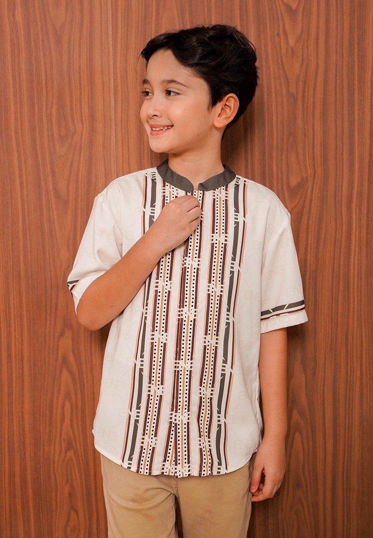 BNB CALVERTON BOY SHIRT - IVORY