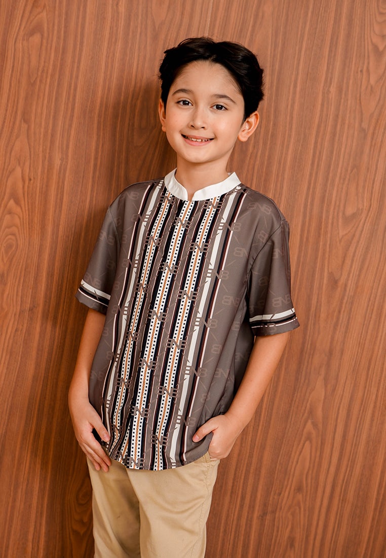 BNB CALVERTON BOY SHIRT - TAUPE