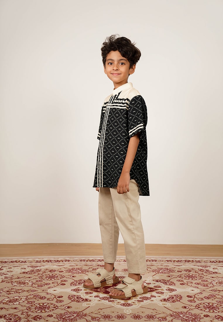 BNB MIDDLETON BOY SHIRT - BLACK - Image 5