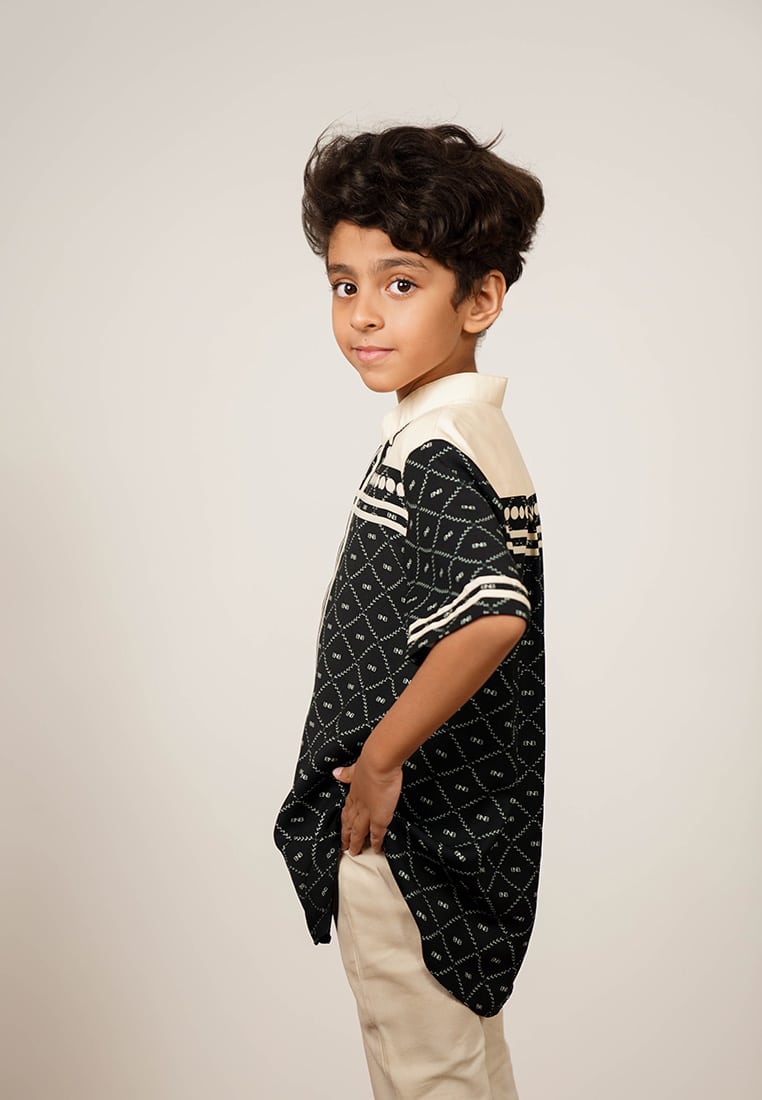 BNB MIDDLETON BOY SHIRT - BLACK - Image 4