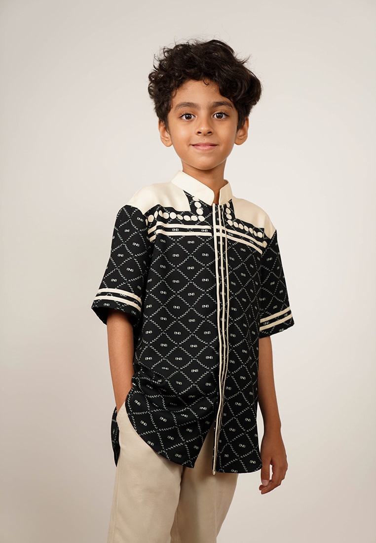 BNB MIDDLETON BOY SHIRT - BLACK