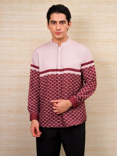 BNB HARRINGTON MAN SHIRT - MAROON