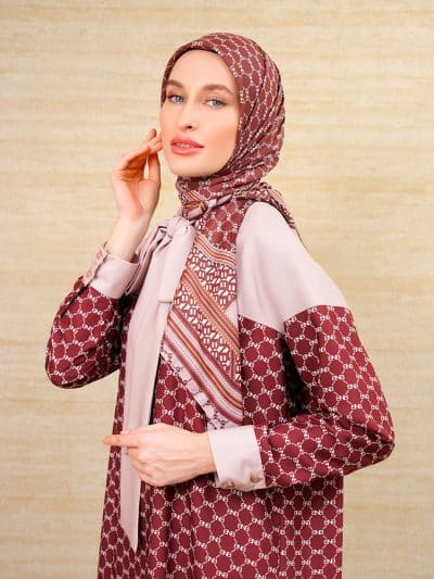 BNB HARRINGTON SCARF - MAROON