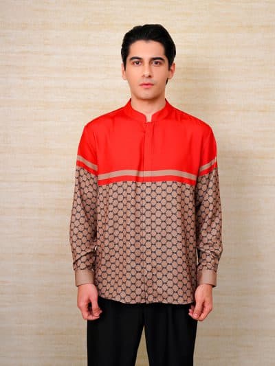 BNB HARRINGTON MAN SHIRT - BROWN