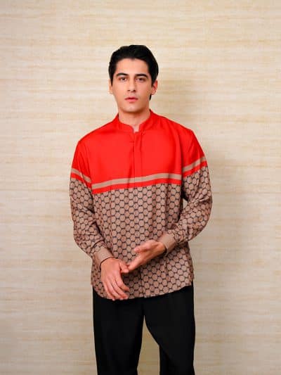 BNB HARRINGTON MAN SHIRT - BROWN