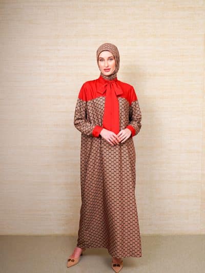 BNB HARRINGTON DRESS - BROWN