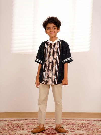 BNB CALVERTON BOY SHIRT - BLACK