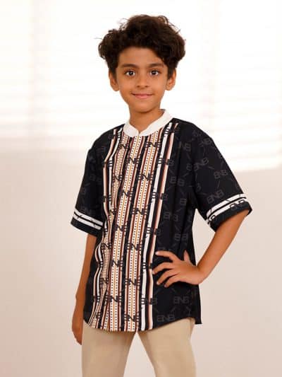 BNB CALVERTON BOY SHIRT - BLACK