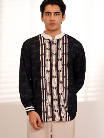BNB CALVERTON MAN SHIRT - BLACK