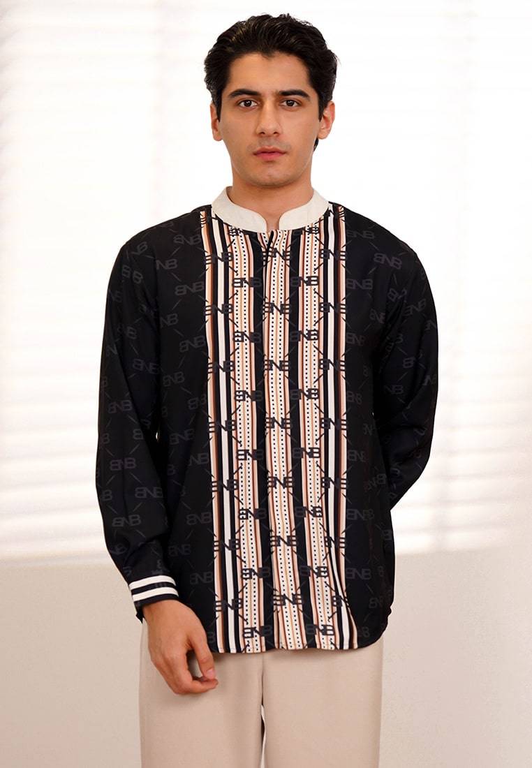 BNB CALVERTON MAN SHIRT - BLACK