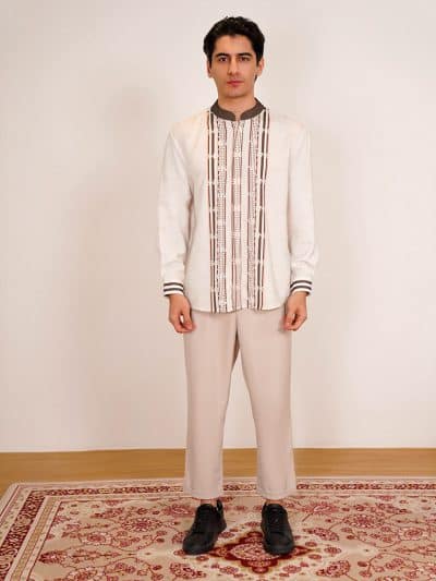 BNB CALVERTON MAN SHIRT - IVORY