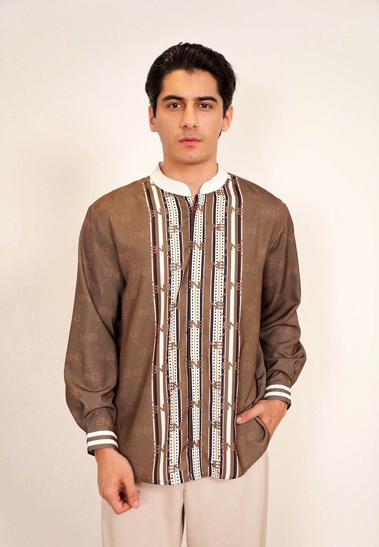 BNB CALVERTON MAN SHIRT - TAUPE