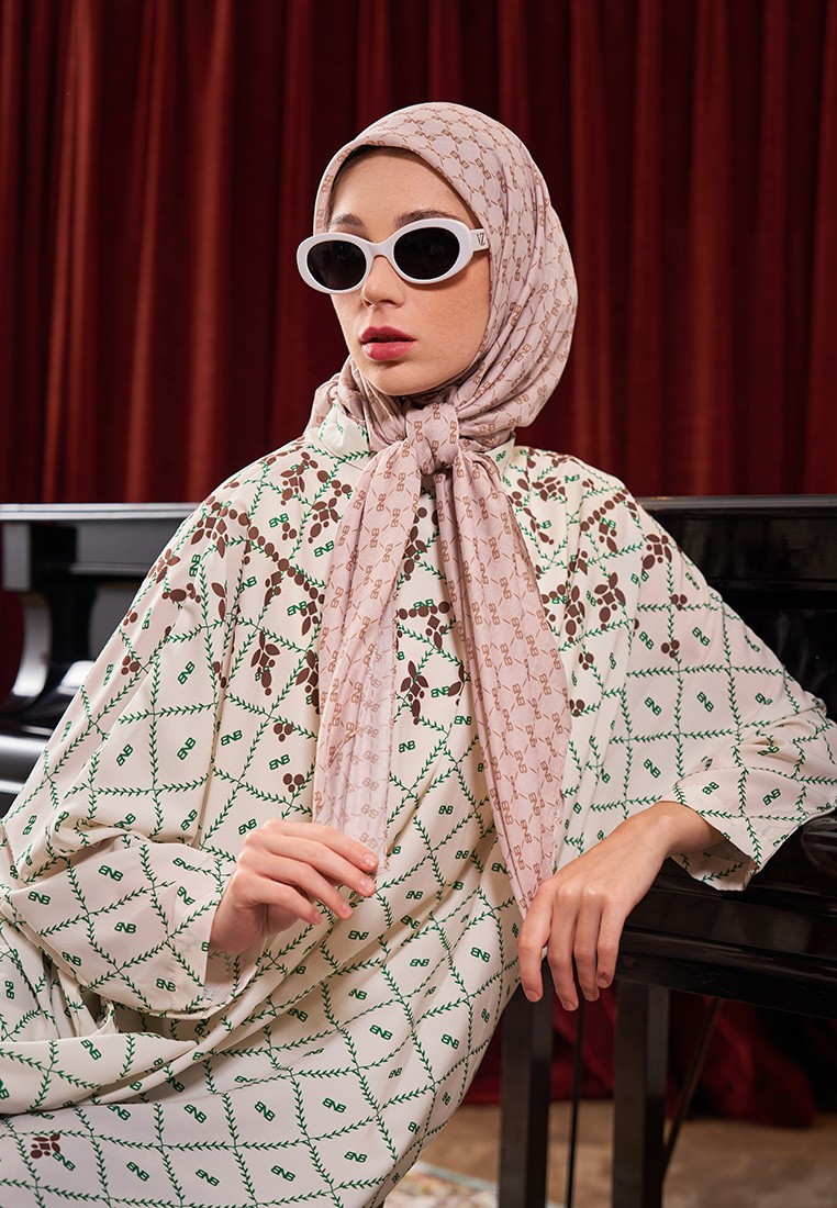 BNB SENECA SCARF - SHELLTONE