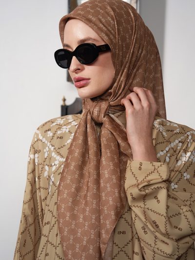 BNB SENECA SCARF - CARAMEL