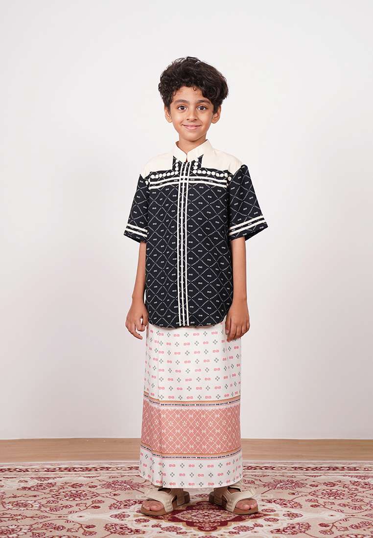 BNB QIBLA SARUNG KIDS - IVORY