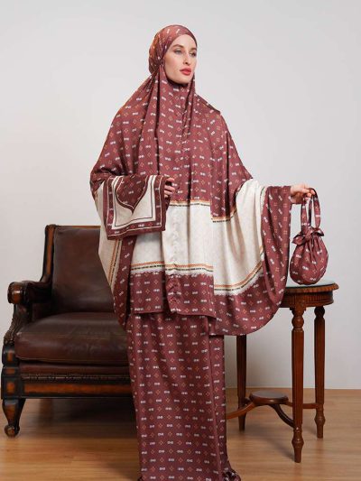 BNB QIBLA PRAYER WOMAN - BROWN