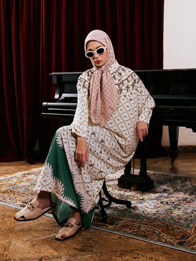 BGI MIDDLETON KAFTAN - CREAM-IVORY