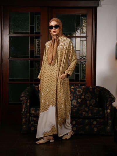 BGI MIDDLETON KAFTAN - BUTTER YELLOW