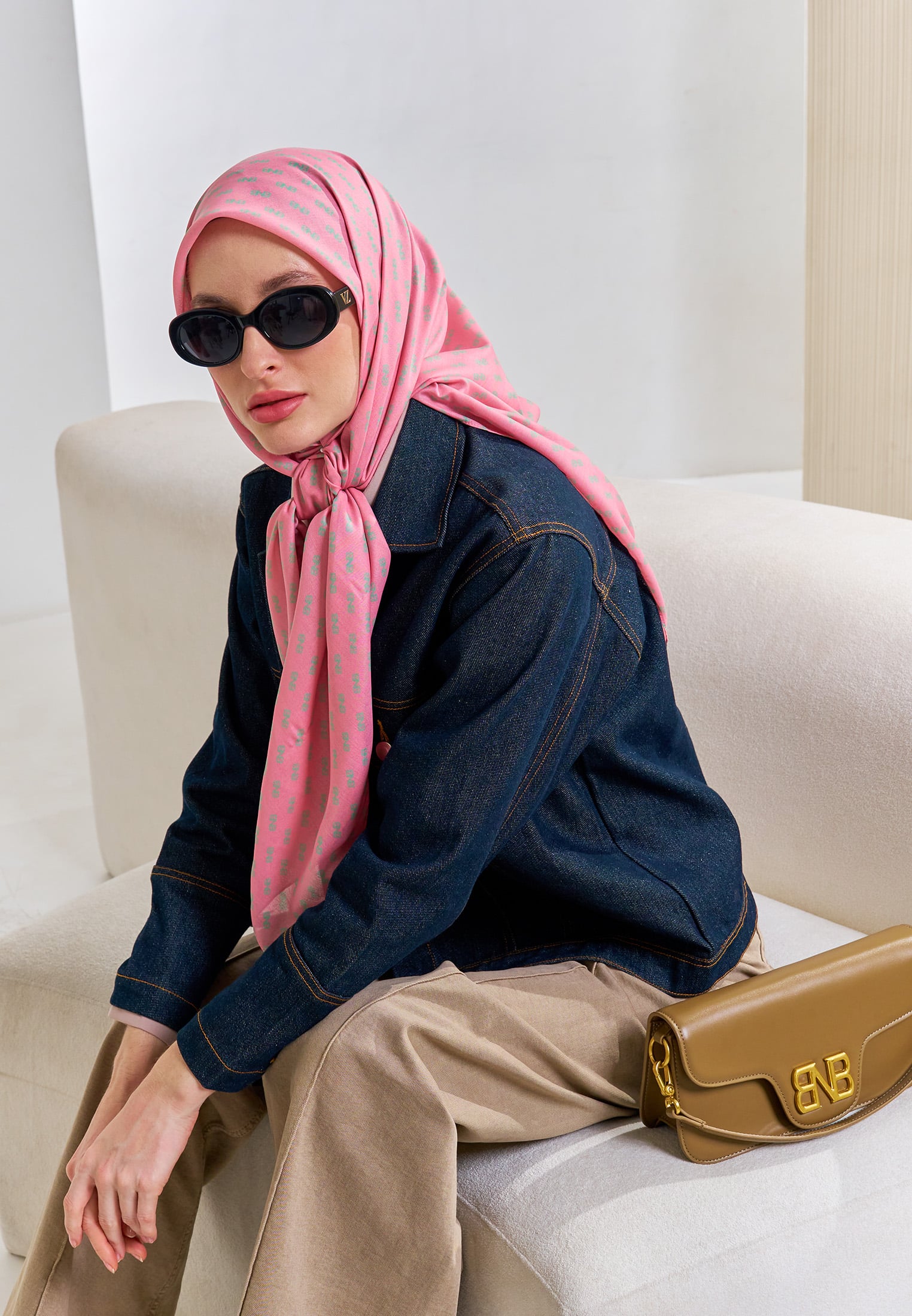 BGI DIXON NEO SCARF - PEONY BLUSH