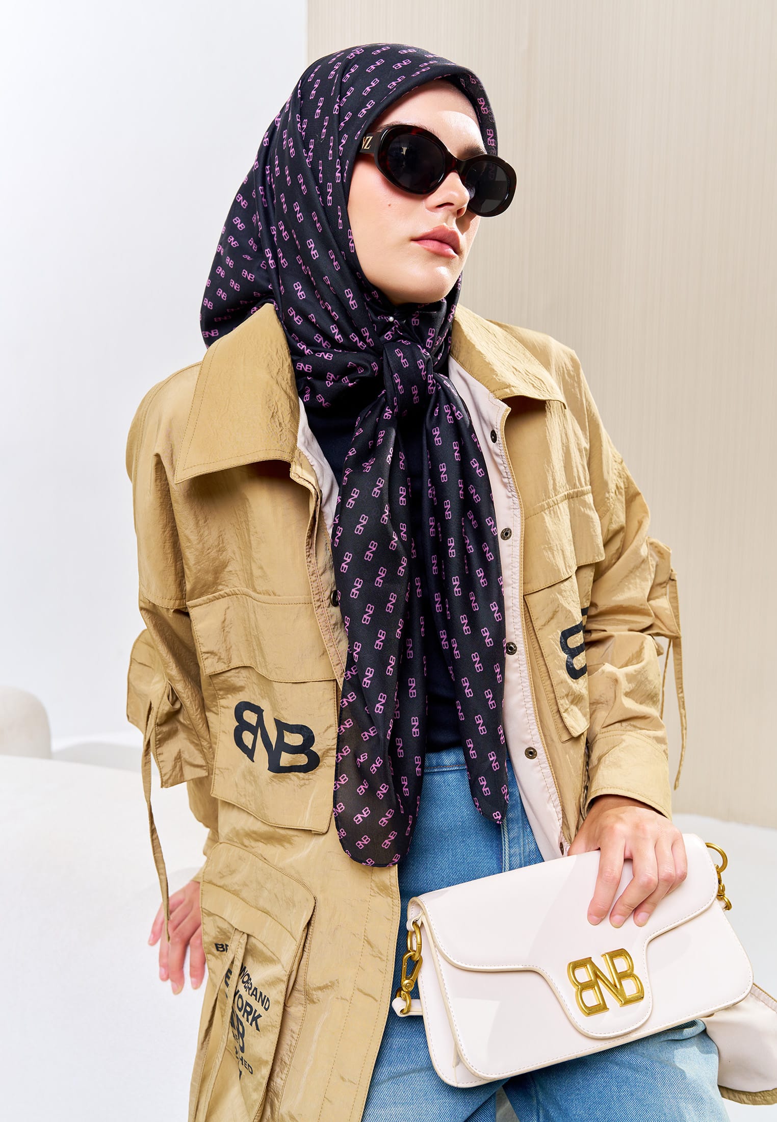 BGI DIXON NEO SCARF - MIDNIGHT BLACK